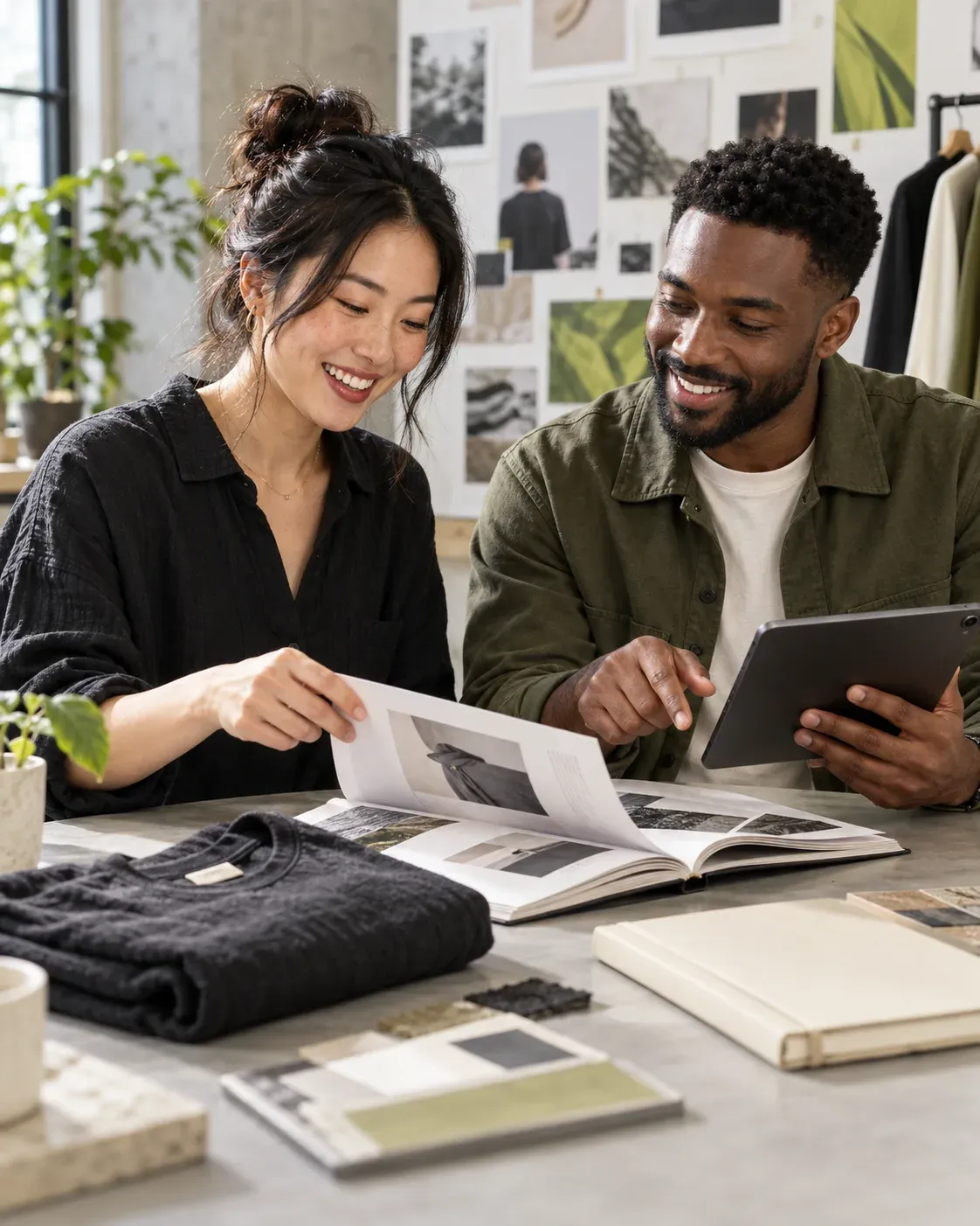 A creator and collaborator developing a book and product opportunities